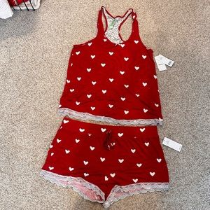 Honeydew (Dillards) - 2-piece Heart Pajamas - Large